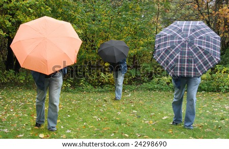 Umbrella men