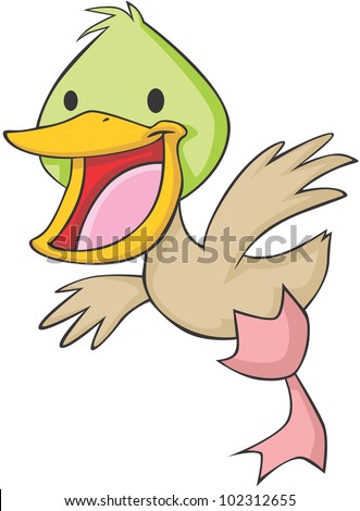 Cute Baby Duck Stock Vector Illustration 102312655 : Shutterstock