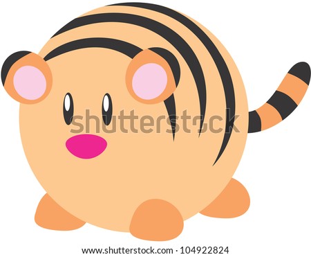 Cute Baby Tiger Cartoon