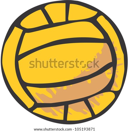 Creative Volleyball Illustration