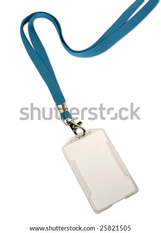 Badge Template on Blank Id Card   Badge On White Background Stock Photo 25821505