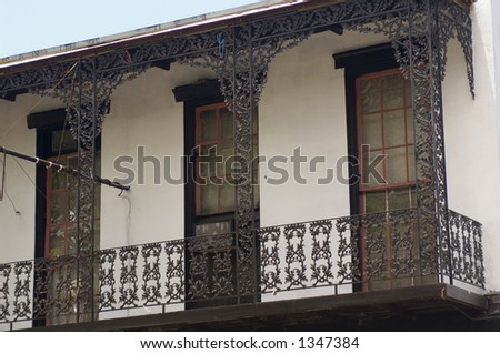 Wrought iron balcony - St. Charles St. - New Orleans, LA