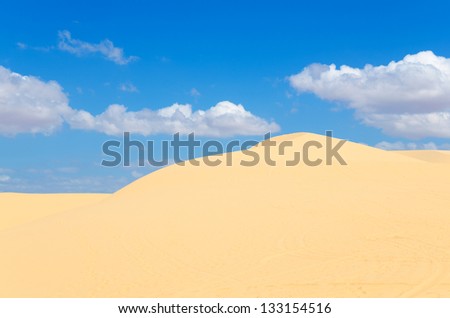 Mui Ne Flying sand dune is a famous tourist attraction in Vietnam
