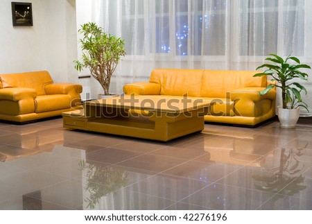 wide armchair