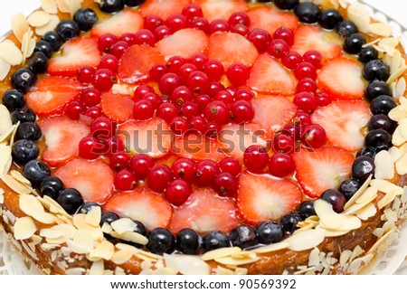 cake decorating strawberries