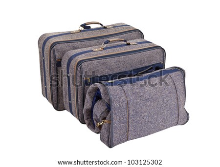 Tweed Suitcase