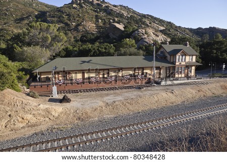 Santa Susanna Train Station.  Owned by the Simi Valley Park District.