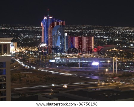 LAS VEGAS, NEVADA - OCT 6:  Rio Hotel Resort and Casino just off the Las Vegas strip.  Vegas has 147,611 hotel rooms with a average daily rate of $106 on October 6, 2011 in Las Vegas, Nevada.