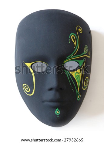 beautiful painted venetian mask | handmade | self made