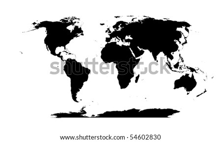 Detailed World Map Vector