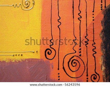 beautiful abstract illustrated background