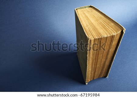 Unit of knowledge. An old book with a novel