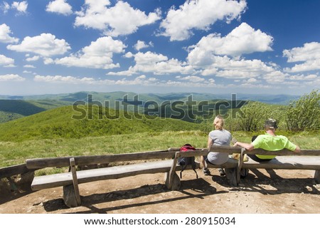 Bieszczady Mountains in southeast Poland, Worldwide Biosphere Reserve and National Park area, Europe
