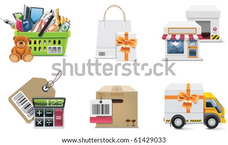 Vector shopping icon set and elements Part 2 Vector shopping icon set and elements Part 2