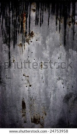 Dirty wall with spills paint