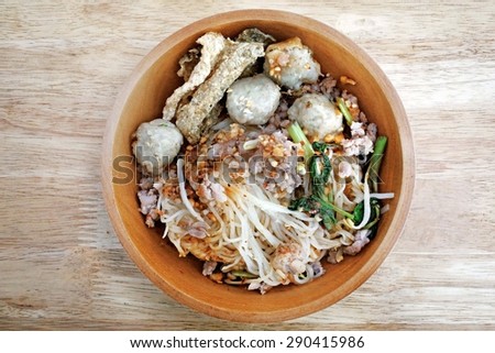 Thai Noodle small line , Thailand Food