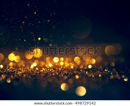 glitter lights grunge background, glitter defocused abstract Twinkly Lights and glitter Stars Christmas light Background.