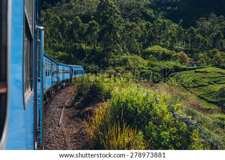 train trip on sri lanka