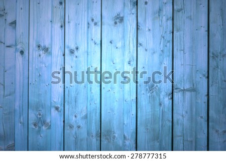 Blue wood planks
