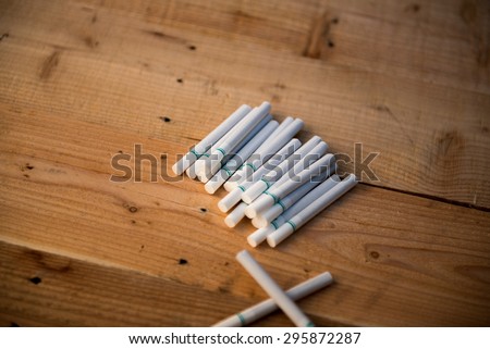 cigarette,just say no.Smoke the bad people