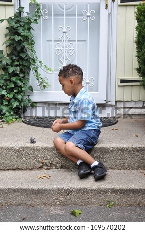 Sitting On Stoop