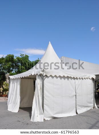 Portable Vendor Outdoor White Tent