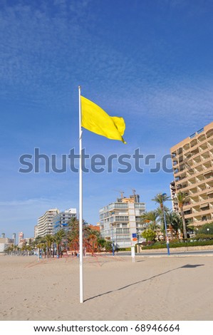 Yellow Caution Flag