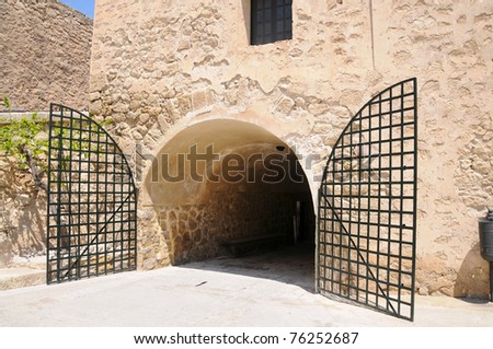 Castillo Santa Barbara Entrance Gate Doorway