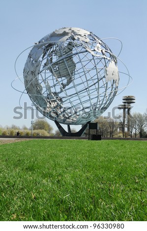 QUEENS, NEW YORK - NOV 20: Flushing Meadow Park World a symbol of the 1965 NY World\'s Fair dedicated to \