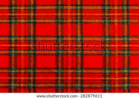 Original background for design and decoration of Scotland cloth