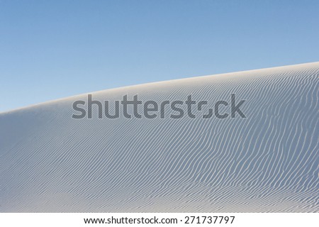 White Sand Dune - White Sands National Monument