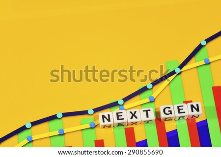 Business Term with Climbing Chart / Graph - Next Gen