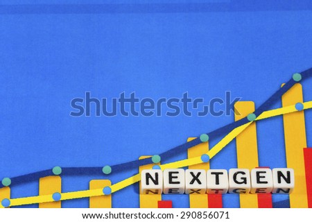 Business Term with Climbing Chart / Graph - Nextgen