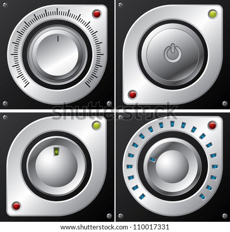 Volume, amplifier and button design