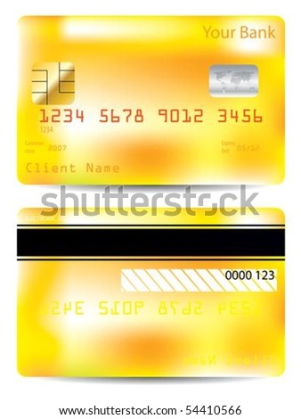 cool credit card images. Cool yellow credit card