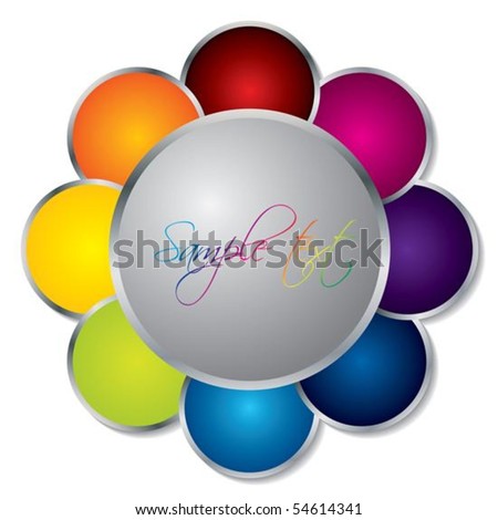 Pics Of Rainbow Flowers. Rainbow like flower shape