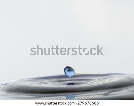 single water drop