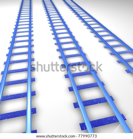 Computer Generated Rail Tracks