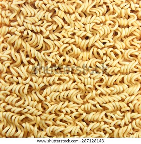 Texture of instant noodles .
