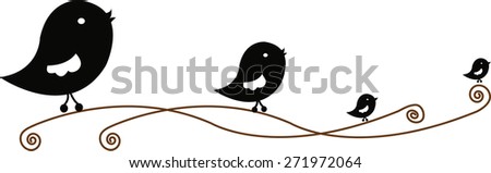 bird black cartoon