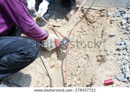 Cutting copper ground wire