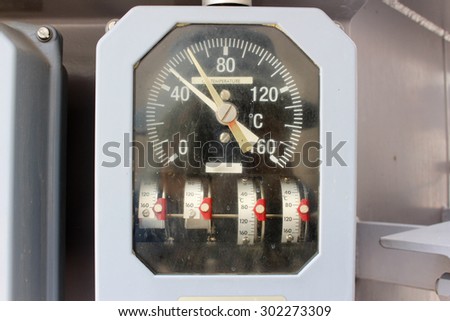 Winding temperature gauge