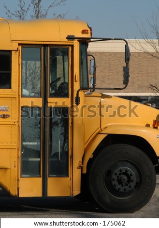 school bus door