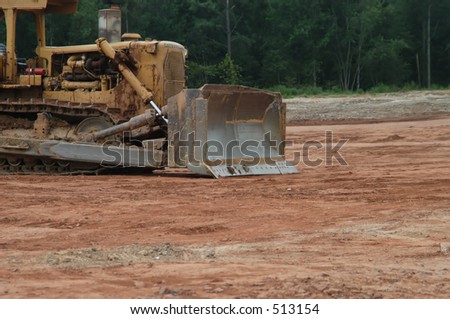 bulldozer finishing work