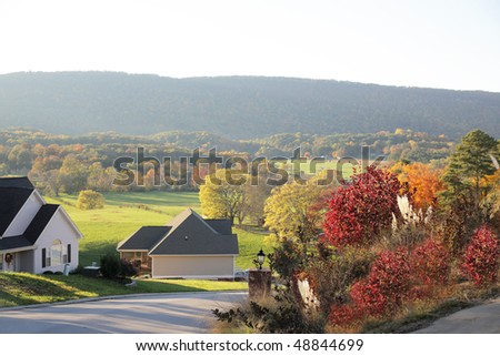 stock photo Home from suburb in the USA