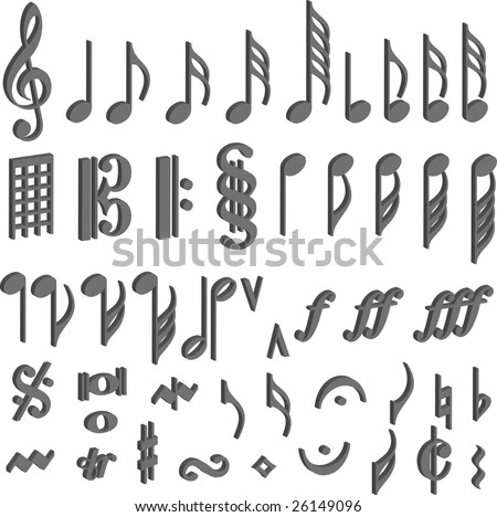 music symbols images. music notation symbols