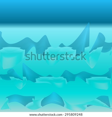 Abstract melting icebergs background