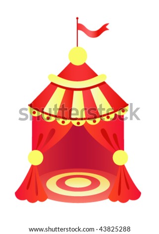 Circus Tent Outline