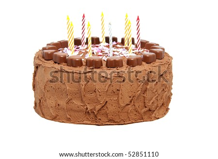 Birthday Cake With Candles. irthday cake with candles