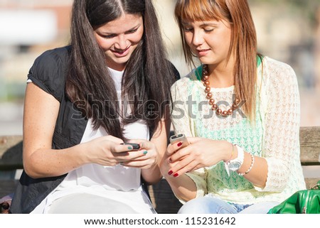 women with mobile